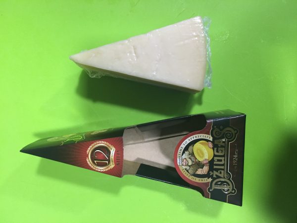 Small cheese; big box